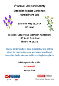 Cover photo for Extension Master Gardener Volunteer 6th Annual Plant Sale