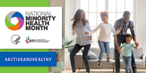 image of four children playing soccer in a yard with trees in the background.