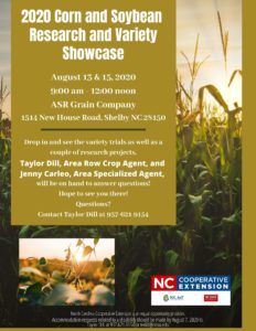 Cover photo for 2020 Corn and Soybean Research and Variety Showcase