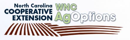 N.C. Cooperative Extension, WNC AgOptions.